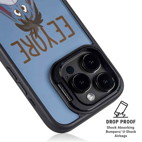 Disney Winnie the Pooh Eeyore Portrait iPhone 14 Pro Kickstand Case